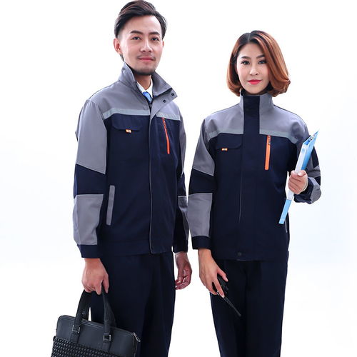 長袖工作服套裝男耐磨汽修電焊工裝冬季勞保工廠車間維修立領上衣